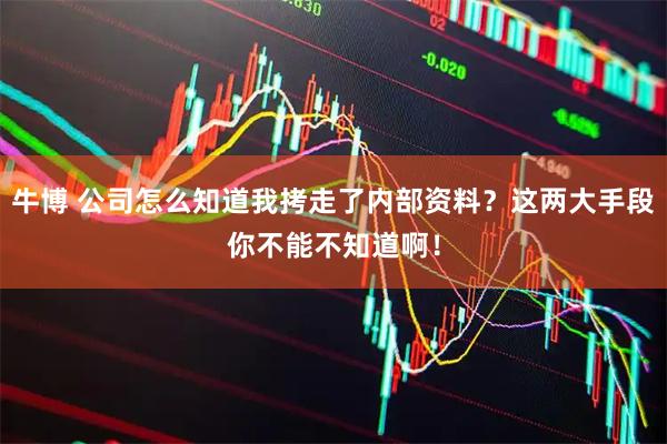 牛博 公司怎么知道我拷走了内部资料？这两大手段你不能不知道啊！